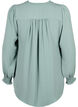 Blouse met smok en V-halslijn, Chinois Green, Packshot image number 1
