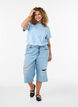 Grafisch T-shirt van biologisch katoen, Blauw, Model image number 1