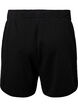 Effen sweatshort met zakken, Black, Packshot image number 1