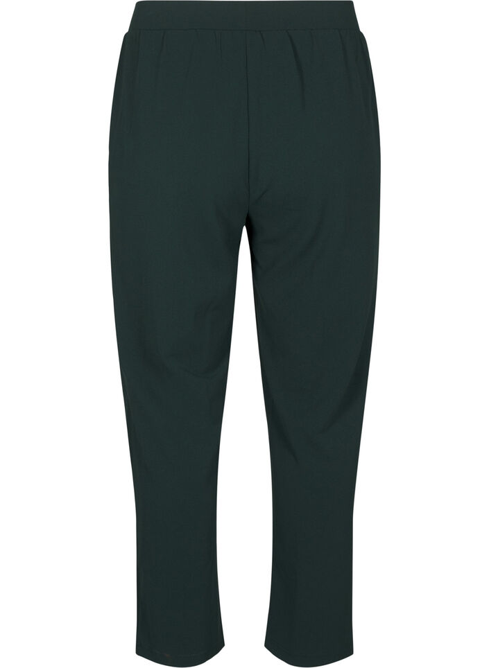 Broek met rechte pasvorm, Groen, Packshot image number 1