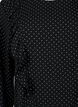 Blouse met lange mouwen en ruches, Black Dot, Packshot image number 2