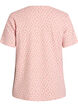 Katoenen T-shirt met all-over print, Roze, Packshot image number 1