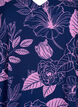 FLASH - V-hals jurk met bloemenprint, Medieval Blue Flower, Packshot image number 2