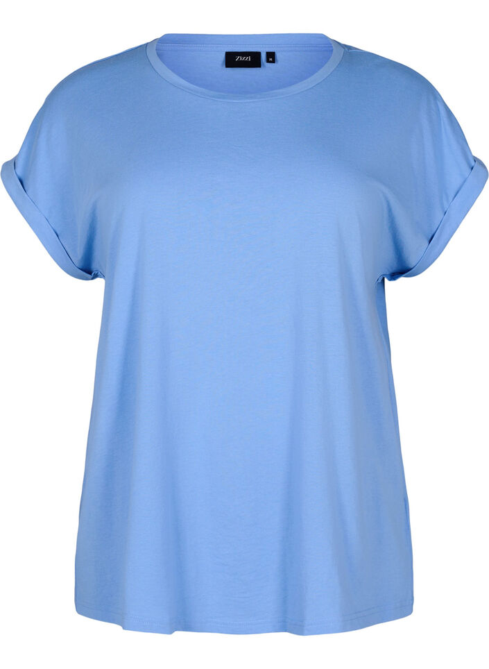 Tweepack T-shirts met korte mouwen, Blauw, Packshot image number 2