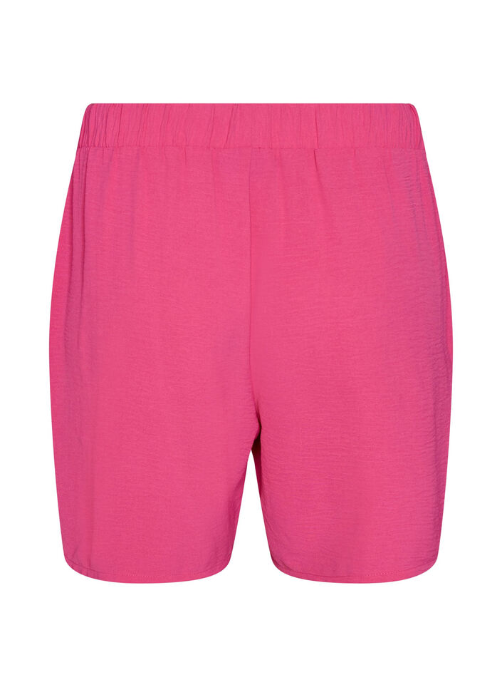 Korte broek met zakken en elastische tailleband, Roze, Packshot image number 1