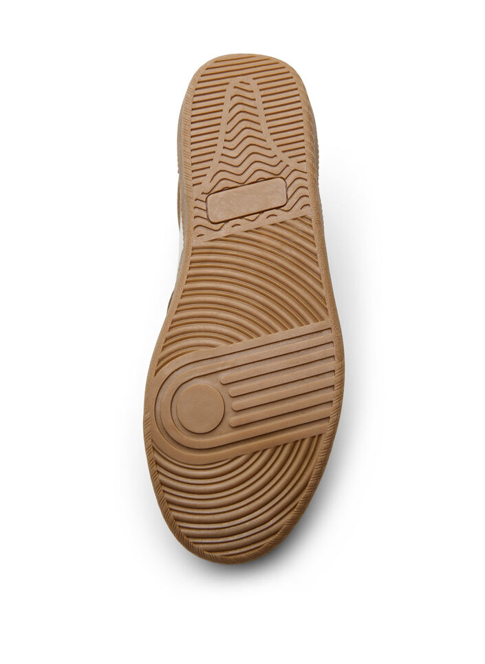 Sneakers van imitatie-su&egrave;de, Bruin, Packshot image number 4