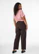 Broek met rechte pasvorm, Bruin, Model image number 1