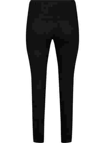 Extra slim fit Amy jeans met hoge taille, Black, Packshot image number 1