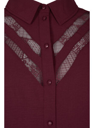 Lang shirt met kanten details, Winetasting, Packshot image number 2