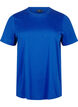 Basic katoenen T-shirt met ronde hals, Blauw, Packshot image number 0