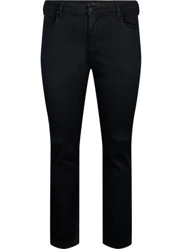 Slim fit Emily jeans met normale taille, Black, Packshot image number 0