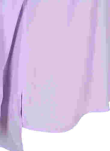 Overhemd met lange mouwen en v-hals, Purple Rose, Packshot image number 2