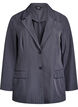Blazer met zakken en splitjes, Grijs, Packshot image number 0