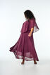Maxi-jurk met korte mouwen en a-vorm, Rood, Model image number 2