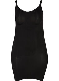Shapewear jurk met dunne bandjes, Zwart