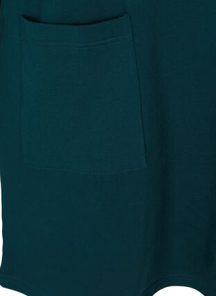 Sweat jurk met 3/4 mouwen en zakken, Ponderosa Pine, Packshot image number 3