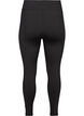 Gecropte basic workout leggings, Zwart, Packshot image number 1