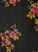 Blouse met lange mouwen en bloemenprint, Zwart, Packshot image number 2