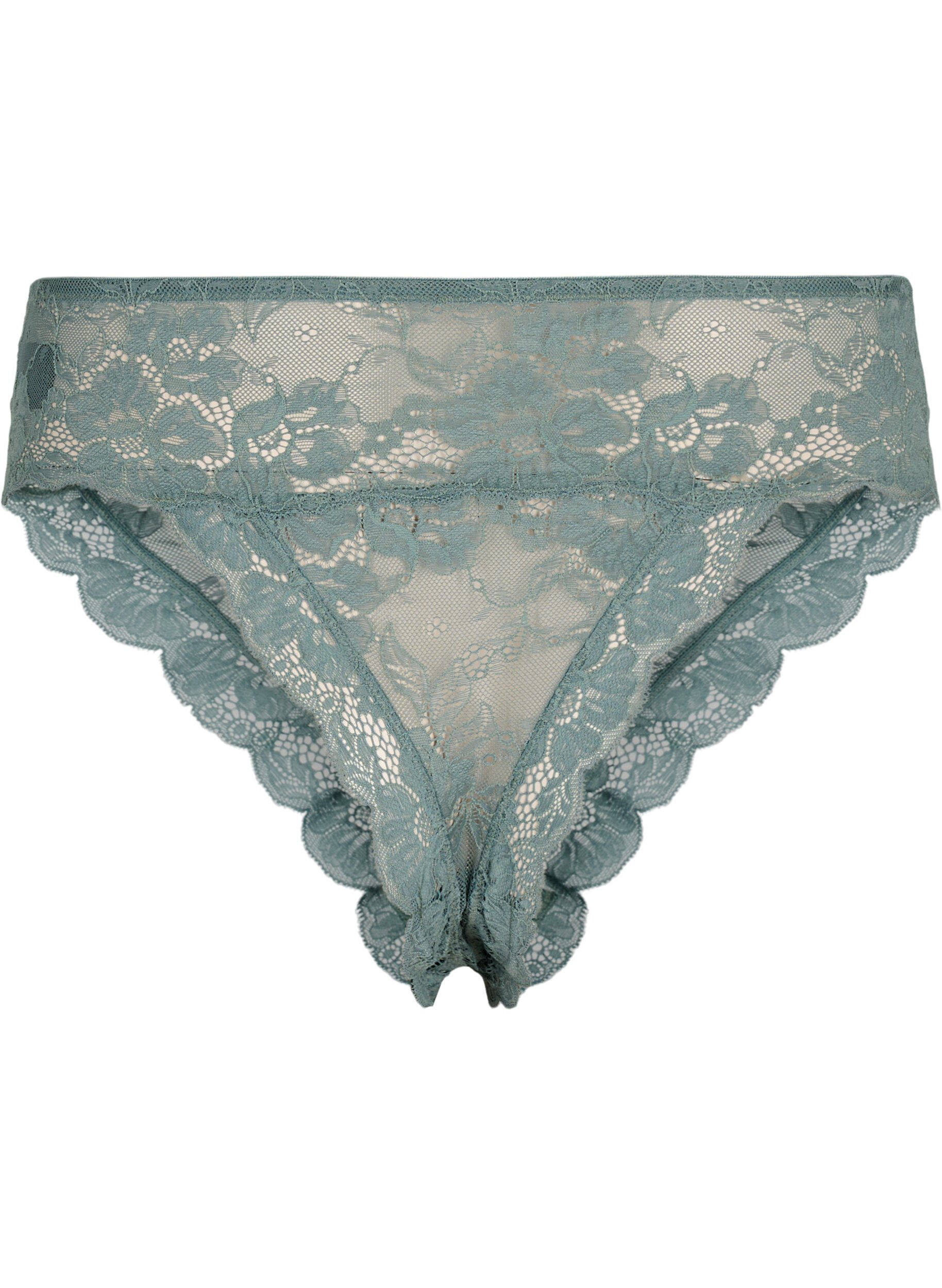 Zizzi Brazilian slip met normale taille, Balsam Green, Packshot image number 1