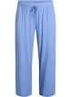 Losse nachtbroek in viscose jersey met zakken, Blauw, Packshot image number 0