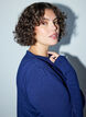 Blouse met boothals en ballonpasvorm, Blauw, Model image number 4