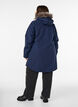 Waterdichte parka met capuchon, Blauw, Model image number 2
