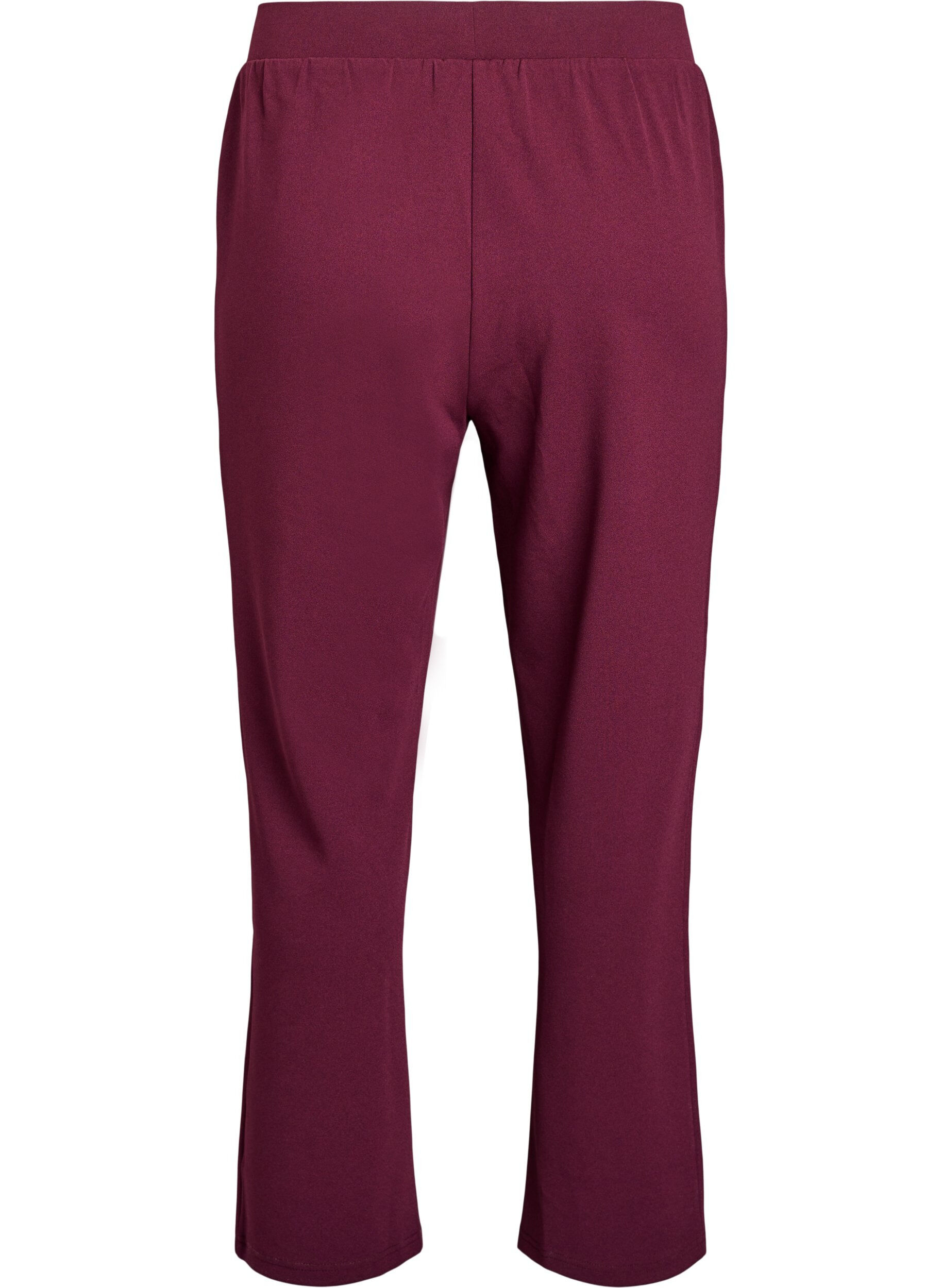 Zizzi Broek met rechte pasvorm, Rood, Packshot image number 1