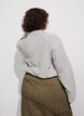 Geruite overhemd met een borstzakje, Wit, Model image number 2