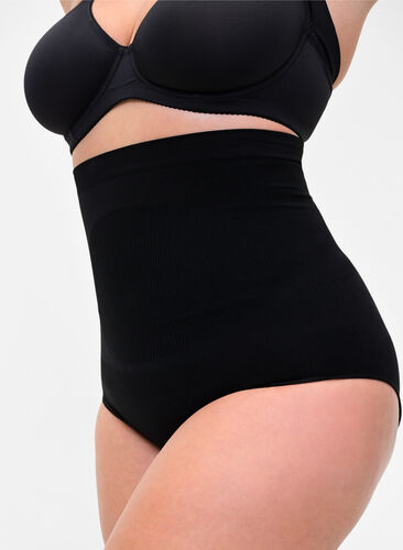 High waisted shapewear ondergoed, Black, Model image number 2