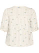 Blouse met print en 1/2 mouwen, Vanille, Packshot image number 1