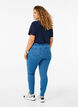 Stretchy jeggings met hoge taille, Light Blue, Model image number 1