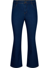 Hoog getailleerde jeans met bootcut, Blauw