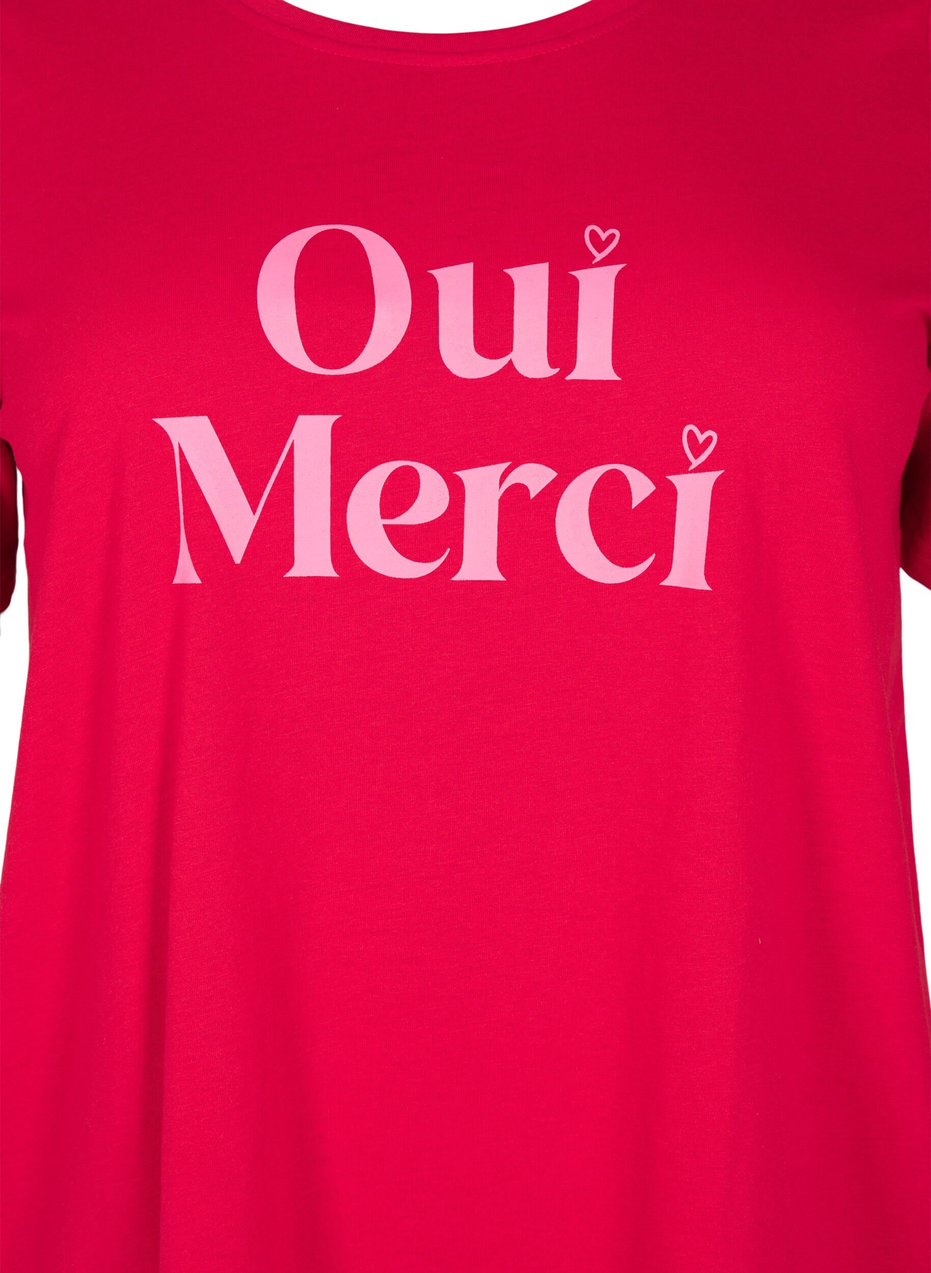 Zizzi FLASH - T-shirt met motief, Rood, Packshot image number 2