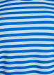 Gestreepte blouse met lange mouwen, Blauw, Packshot image number 2