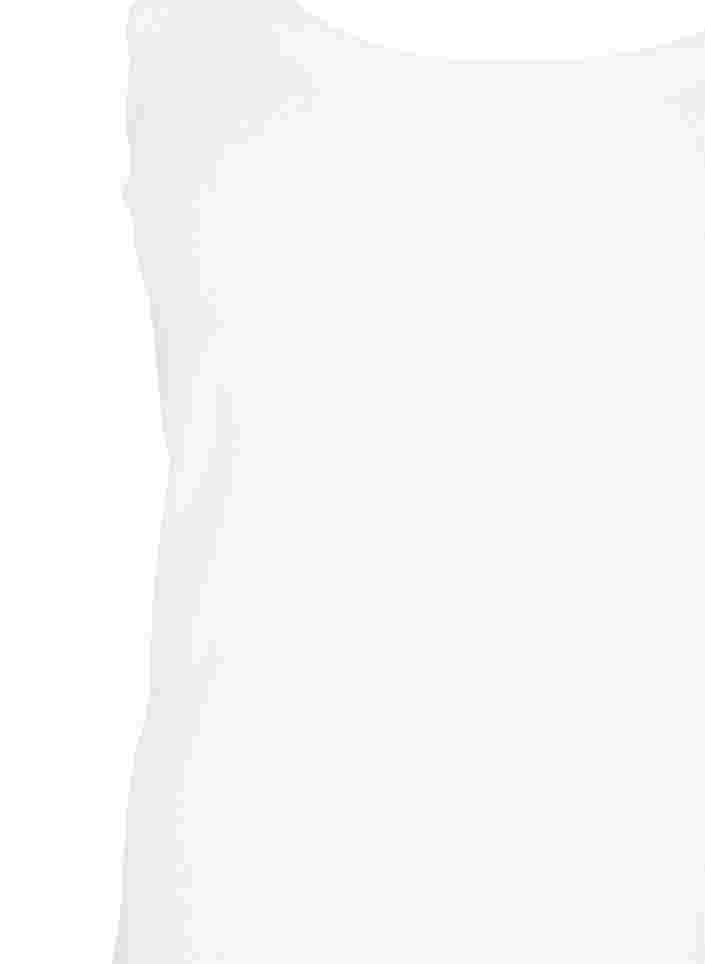 Katoenen bh met ronde hals, B. White/Upper Font, Packshot image number 2