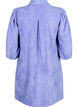 Corduroy jurk met driekwartmouwen en knopen, Lavender Violet, Packshot image number 1
