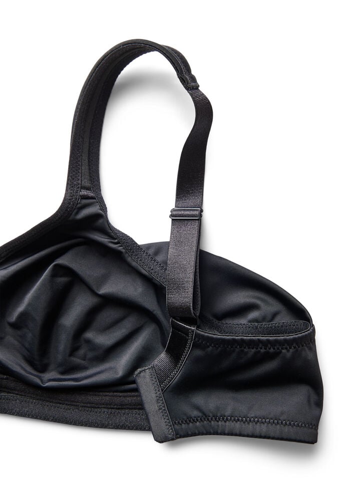 Comfortbeha met gewatteerde bandjes, Zwart, Packshot