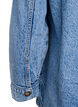 Denimshirt met halve sluiting en borstzakken, Blauw, Packshot image number 3