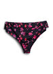 Bloemenprint Braziliaanse bikinibroekjes, Roze, Packshot image number 1