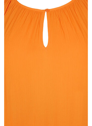 Viscose tuniek met 3/4 mouwen , Orange Peel, Packshot image number 2