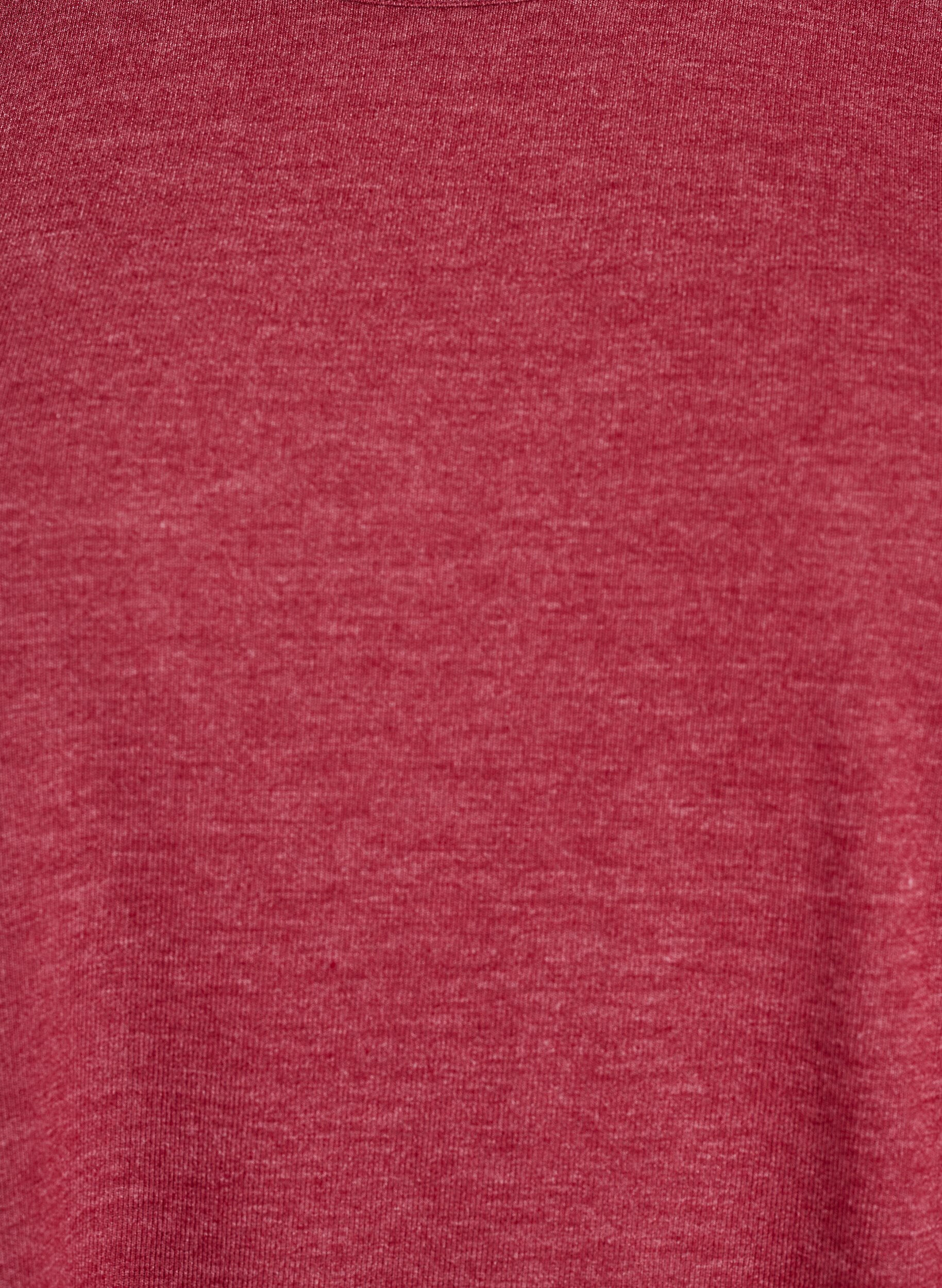ZizziJersey blouse met 3/4 mouwen, Rood, Packshot image number 2