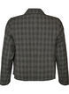 Korte blazer met een geruit patroon, Grijs, Packshot image number 1