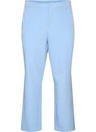 Broek met zakken en rechte pijpen, Blauw