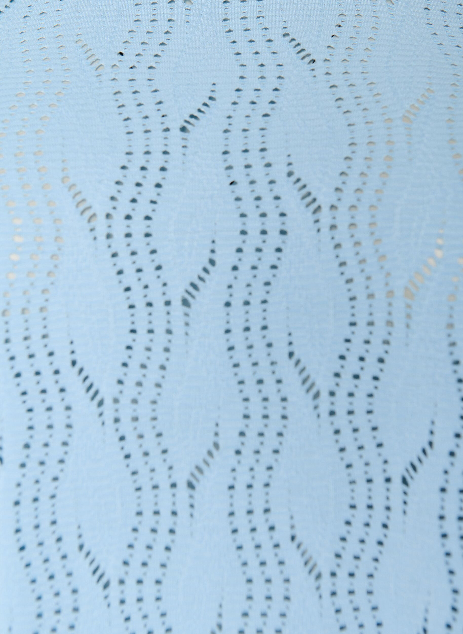 Zizzi Jersey T-shirt met oogjespatroon, Blauw, Packshot image number 2