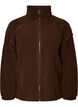 Teddyjas met broderie anglaise rand en hoge kraag, Bruin, Packshot image number 0