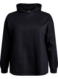Sweatshirt met capuchon, Black