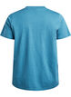 Basic katoenen T-shirt met ronde hals, Grijs, Packshot image number 1