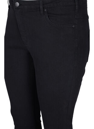 Extra slim Sanna jeans met normale taille, Black, Packshot image number 2
