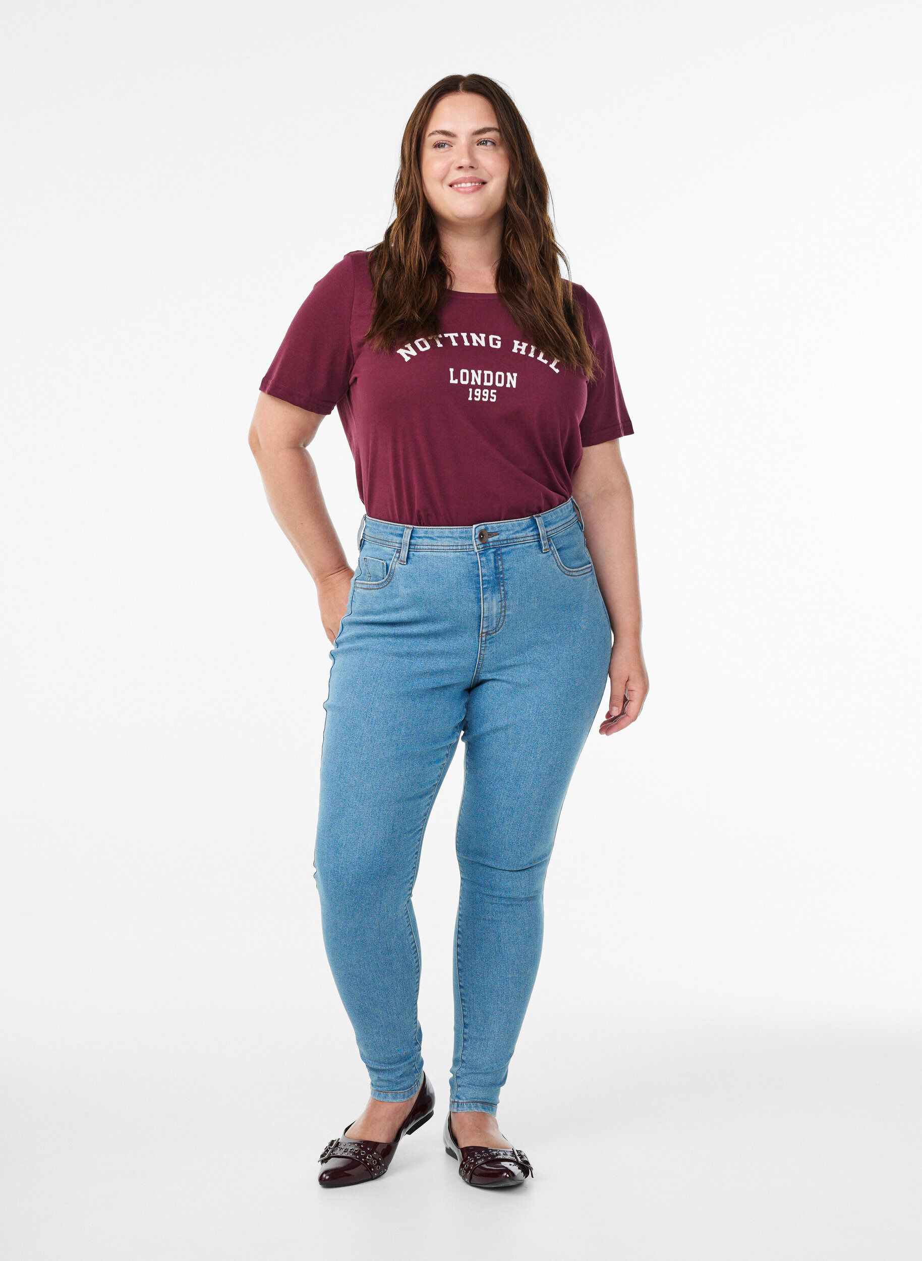 ZizziJeans met super slanke pasvorm, Blauw, Model image number 0
