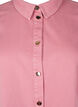 Gekleurde denim shirtjurk met gaasdetails, Heather Rose, Packshot image number 2
